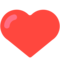 Red Heart emoji on Mozilla